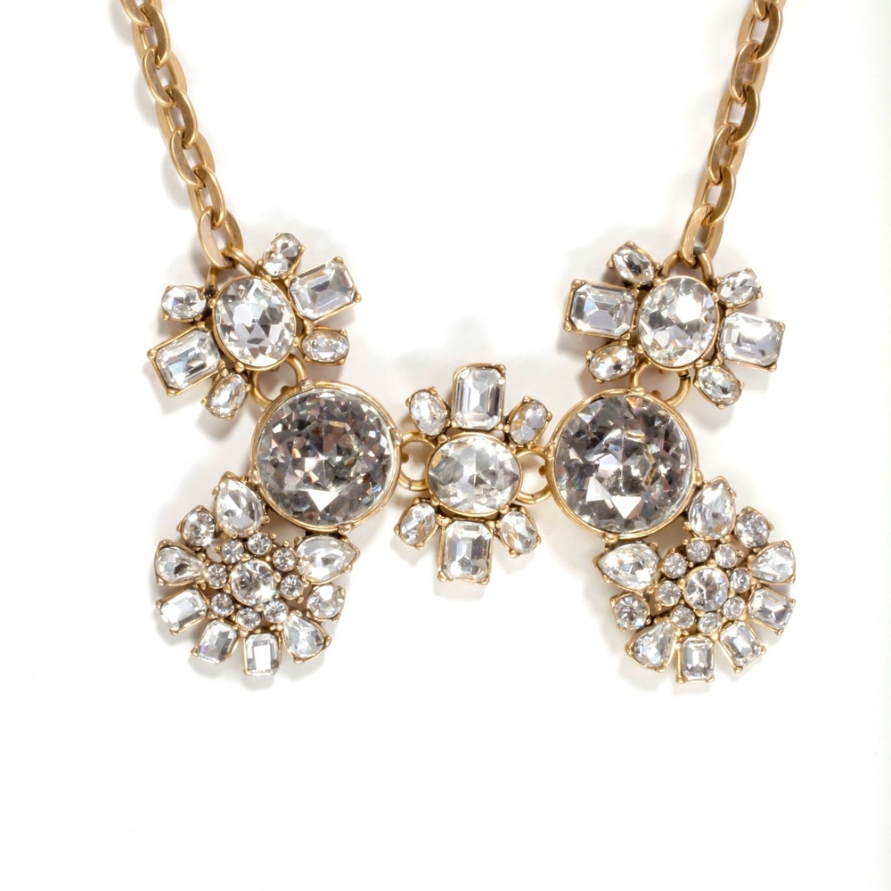 Jcrew crystal statement necklace
